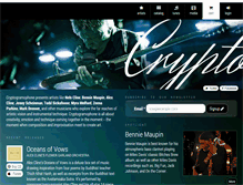 Tablet Screenshot of cryptogramophone.com